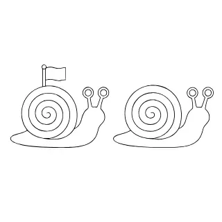 Two Snails, One Flag
